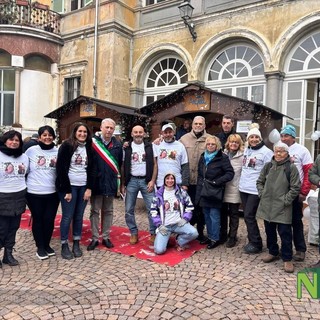 Mille Euro per la Lotta alla SLA dal Mercatino di Sordevolo in nome di Andrea Fogliano e Laura Isabelle Carusi FOTO e VIDEO Toffetti e Benedetti