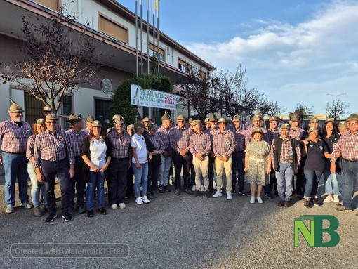 Alpini infesta a Biella per il patrono San Maurizio, Fulcheri: &quot;L'adunata nazionale deve essere l'adunata di tutti&quot; FOTO Beppe Rasolo