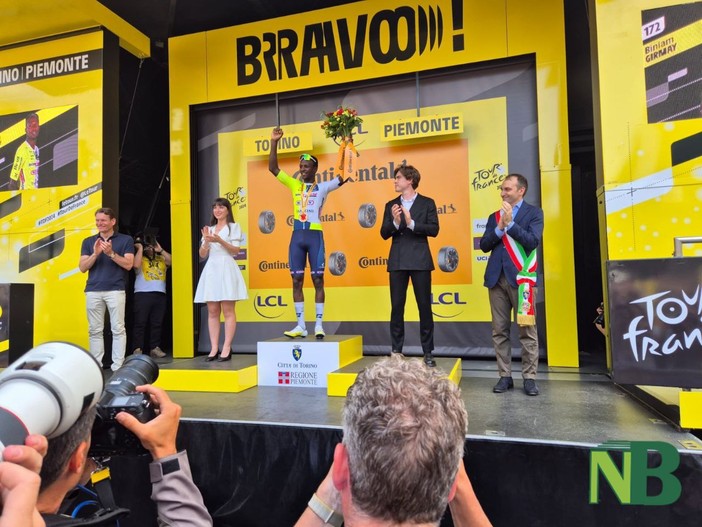 Tappa del Tour De France a Torino, l'esplosione della passione per il ciclismo - Servizio di Giuseppe Rasolo per newsbiella.it.