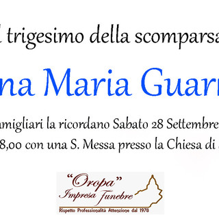 Anna Maria Guarnero, trigesima