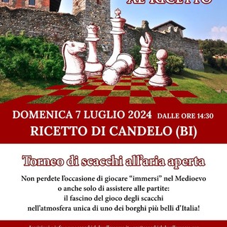 Torneo di scacchi a Candelo, un'immersione nel Medioevo.