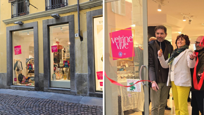 Biella si rinnova con il progetto &quot;Vetrine Vive&quot;: inaugurati il secondo temporary store in via San Filippo.