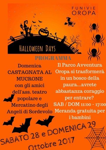 Dolcetto o scherzetto? Halloween Days a Oropa