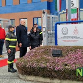 La sede del Comando dei Vigili del Fuoco di Biella porta il nome di Aurelio Giampaoli, FOTO e VIDEO