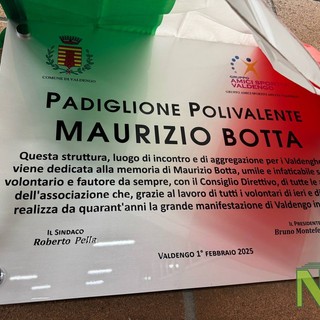 A Valdengo inaugurato il polivalente in ricordo di Maurizio Botta FOTO Davide Finatti per newsbiella.it