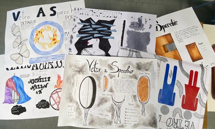 Arte e solidarietà: gli studenti del Liceo Artistico di Biella trasformano il vetro in speranza con “VetroaSpecchio” FOTO