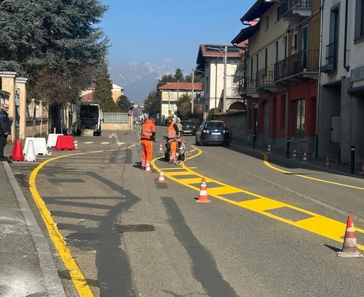 Ponderano, troppi pericoli in via Mazzini: al via la sperimentazione per la sicurezza stradale