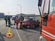 Incidente stradale a Santhià in corso 2 giugno, intervengono i Vigili del fuoco.