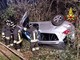 Incidente stradale sulla SP78 a Varallo, auto finisce capovolta fuori strada