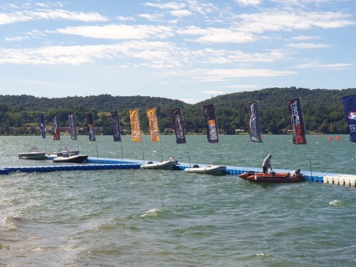 Viverone, tutto pronto per il Campionato Mondiale UIM F4 FOTO Walter Chinea