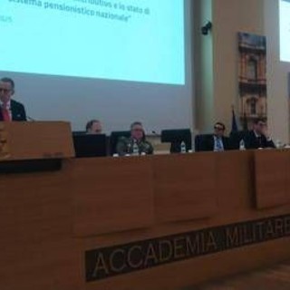 Presidente dell'Inps Fava incontra allievi dell'Accademia militare di Modena