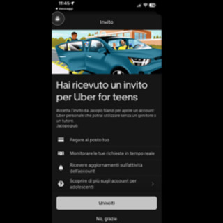 Uber lancia la mobilità smart e sicura per adolescenti