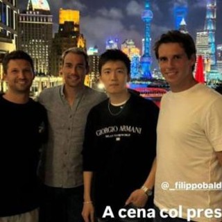 Inter, rispunta Steven Zhang: la foto su Instagram con Fognini