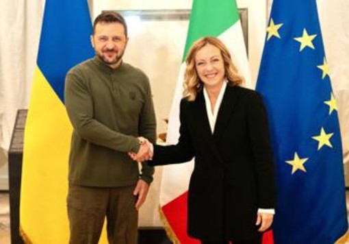 Ucraina, Meloni riceve Zelensky: &quot;Sostegno Italia a 360 gradi&quot;