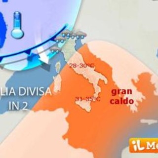 Il meteo spacca l'Italia tra maltempo e caldo estivo ma da domenica cambia tutto