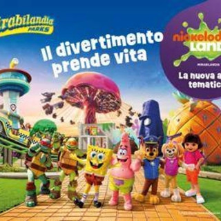 Al via nuova stagione di Mirabilandia con Nickelodeon Land, l'area dedicata alle famiglie