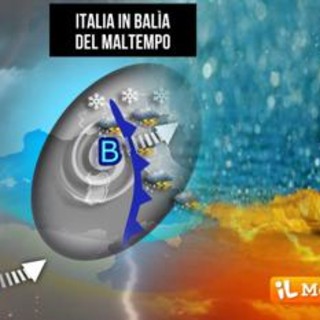 Italia in balìa del maltempo: pioggia, vento e neve fino al weekend