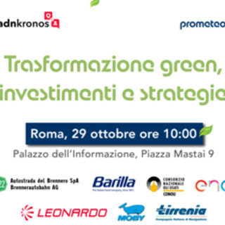 Trasformazione green, investimenti e strategie: evento Adnkronos Q&amp;A il 29 ottobre - Diretta dalle 10